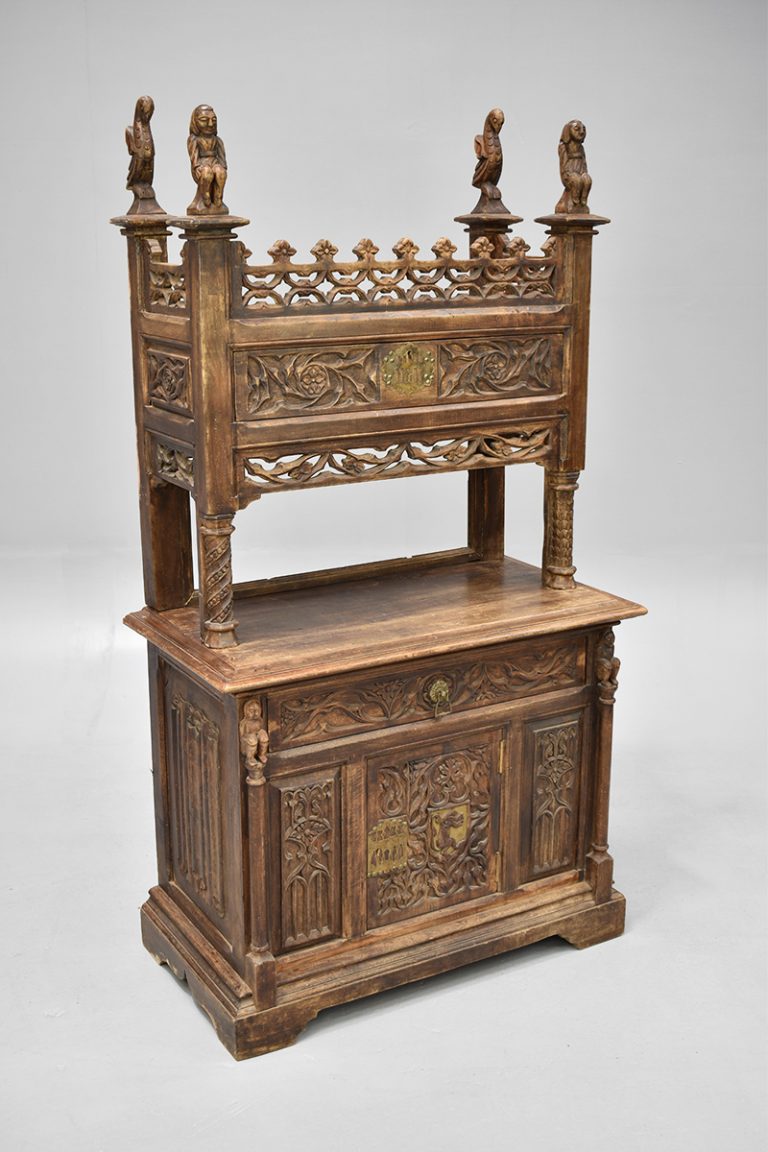 Oak Gothic With Ornate Carving The Classic Prop Hire Company