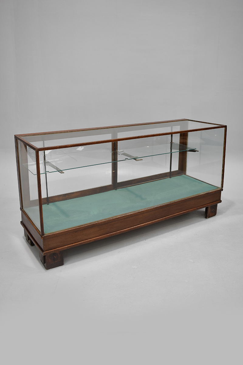 Traditional Glass Fronted Shop Counter With Square Legs - The Classic ...