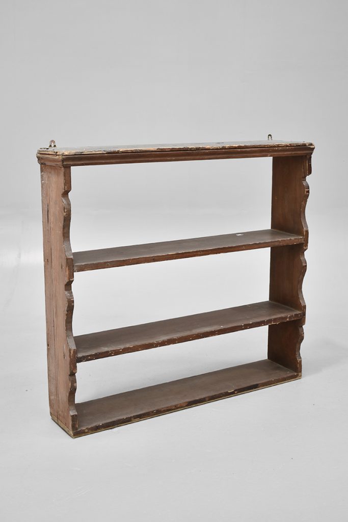 Pine 3 Tier Wall Hanging Shelf Unit The Classic Prop Hire Company