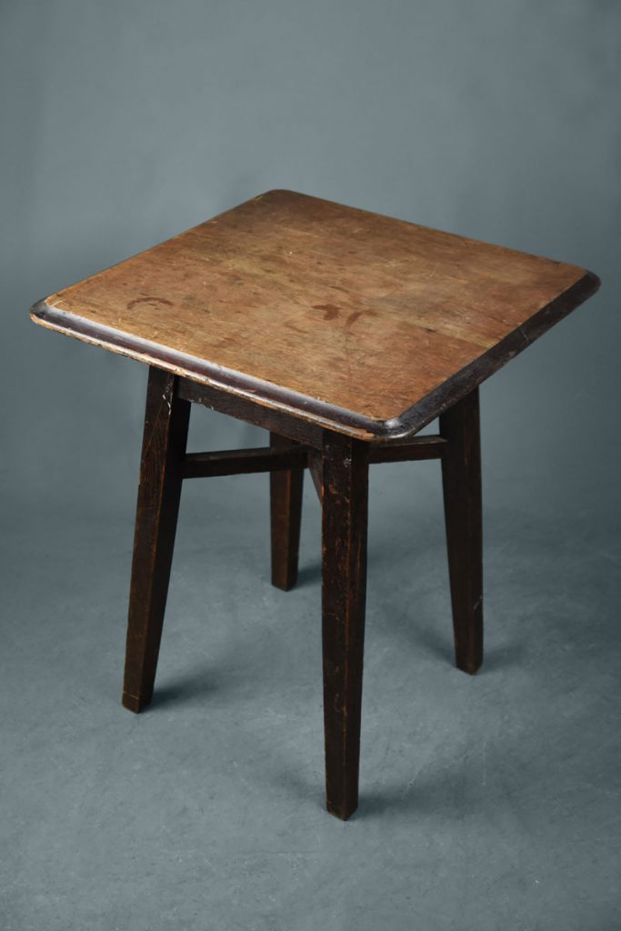 Period Rustic Square Top Pub Table The Classic Prop Hire Company