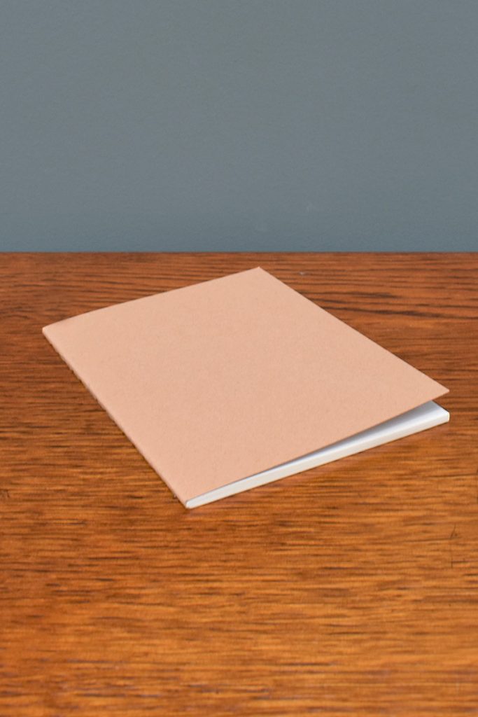 Small A6 Kraft Plain Paper Notebook The Classic Prop Hire Company